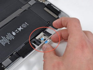 Ipad bị kẹt sim