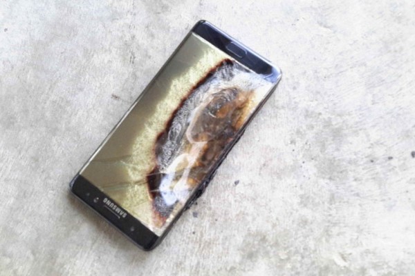 Sự cố lỗi pin trên Galaxy Note 7