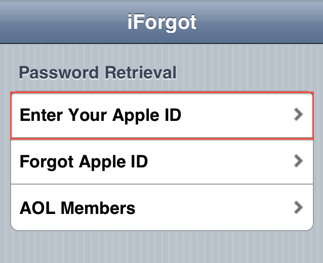 khôi phục mật khẩu icloud