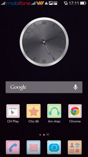 hình nền điện thoại Oppo chuyển sang màu đen