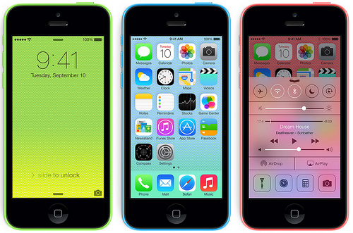 iphone 5C bị loạn cảm ứng