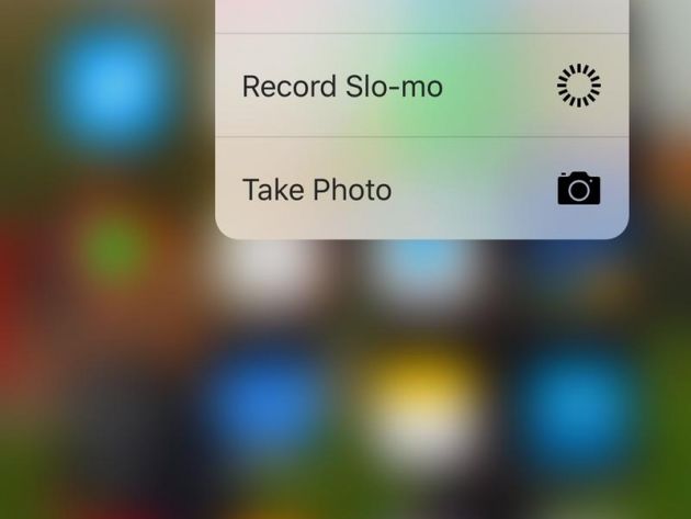 3d touch trên iphone 6s