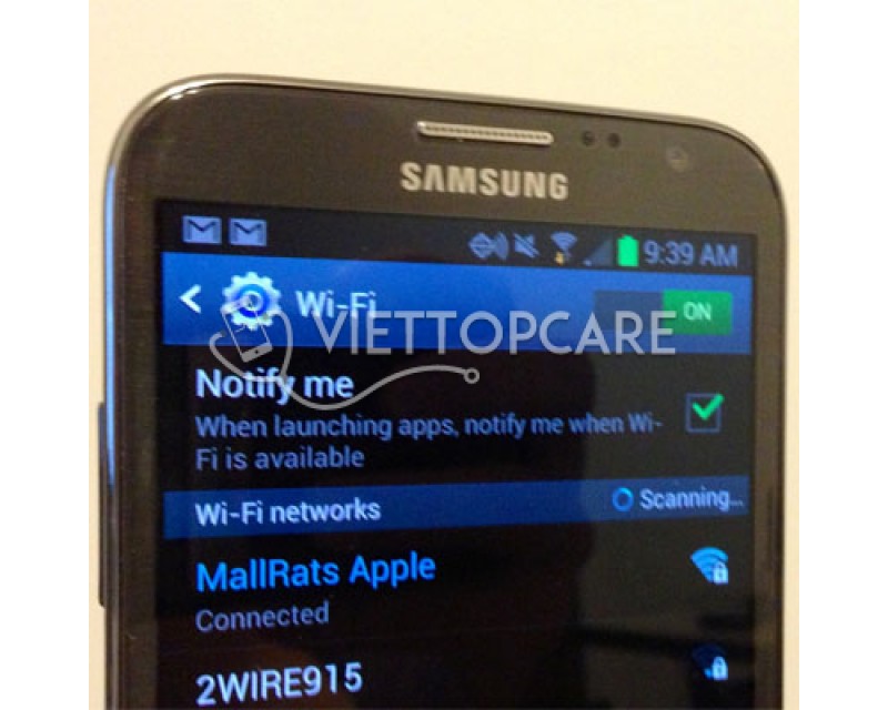Khắc phục Samsung Galaxy Note 5 không kết nối được wifi